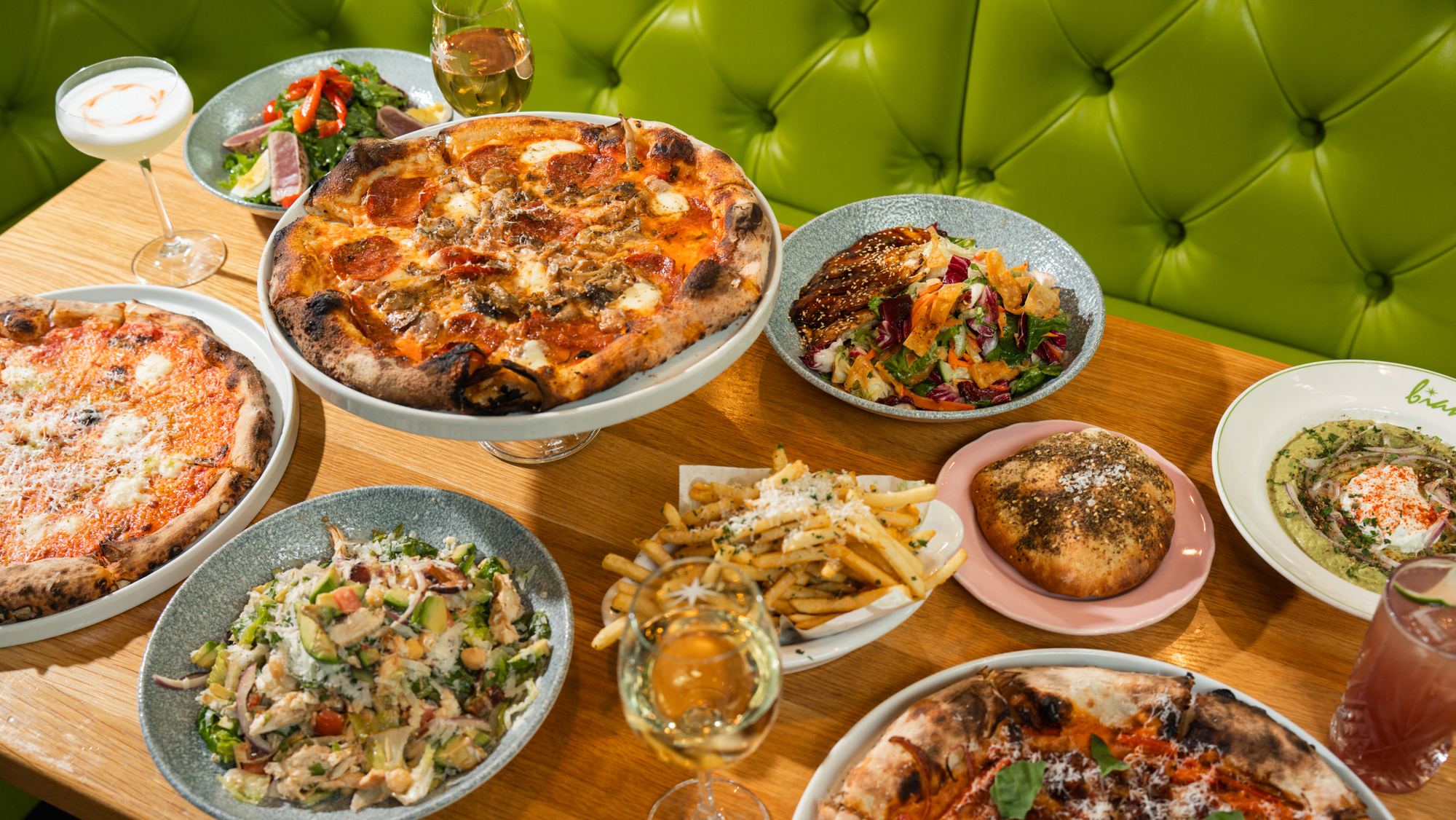 Bianca pizza and pasta spread