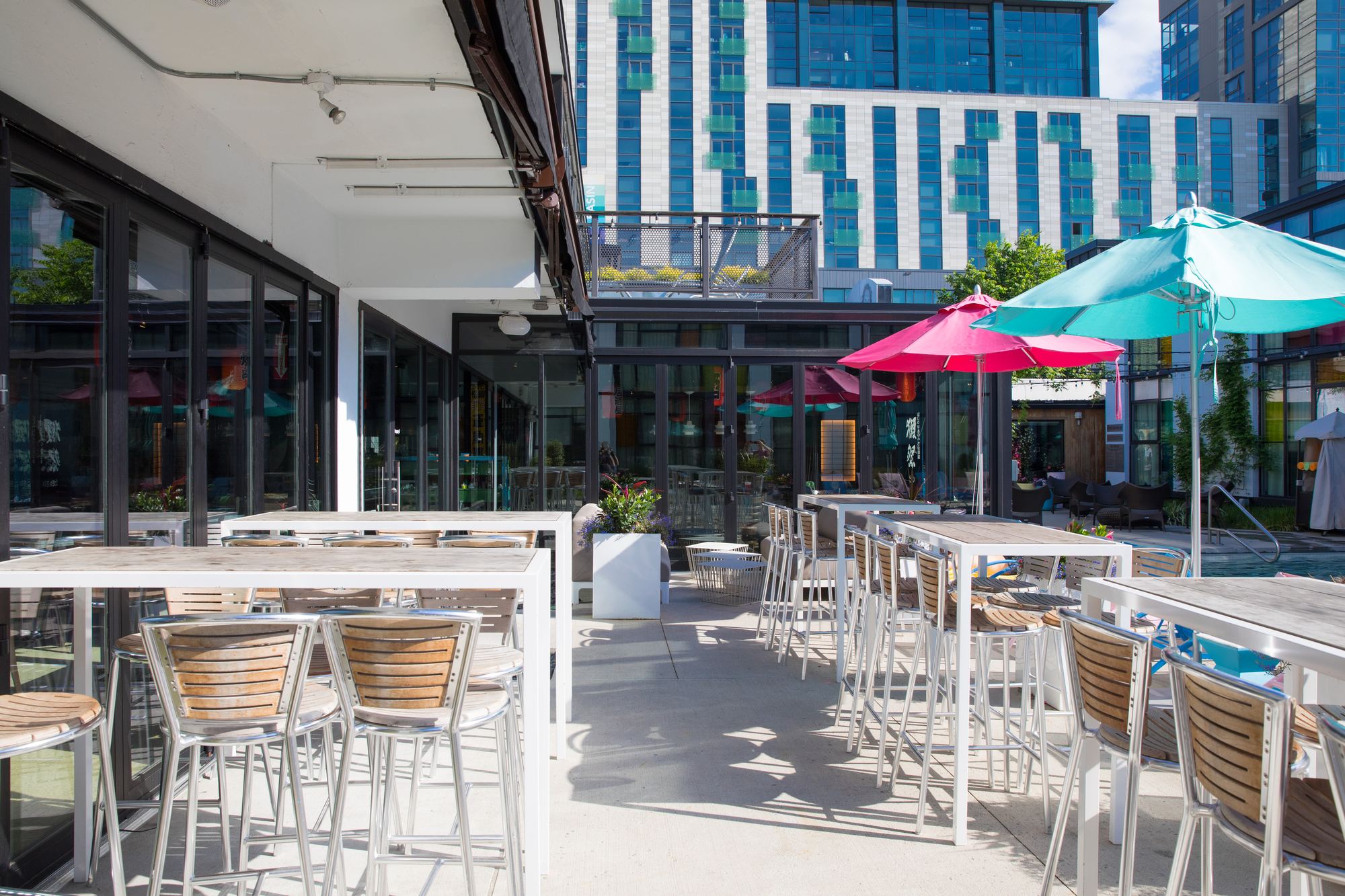 Hojoko patio at The Verb Hotel